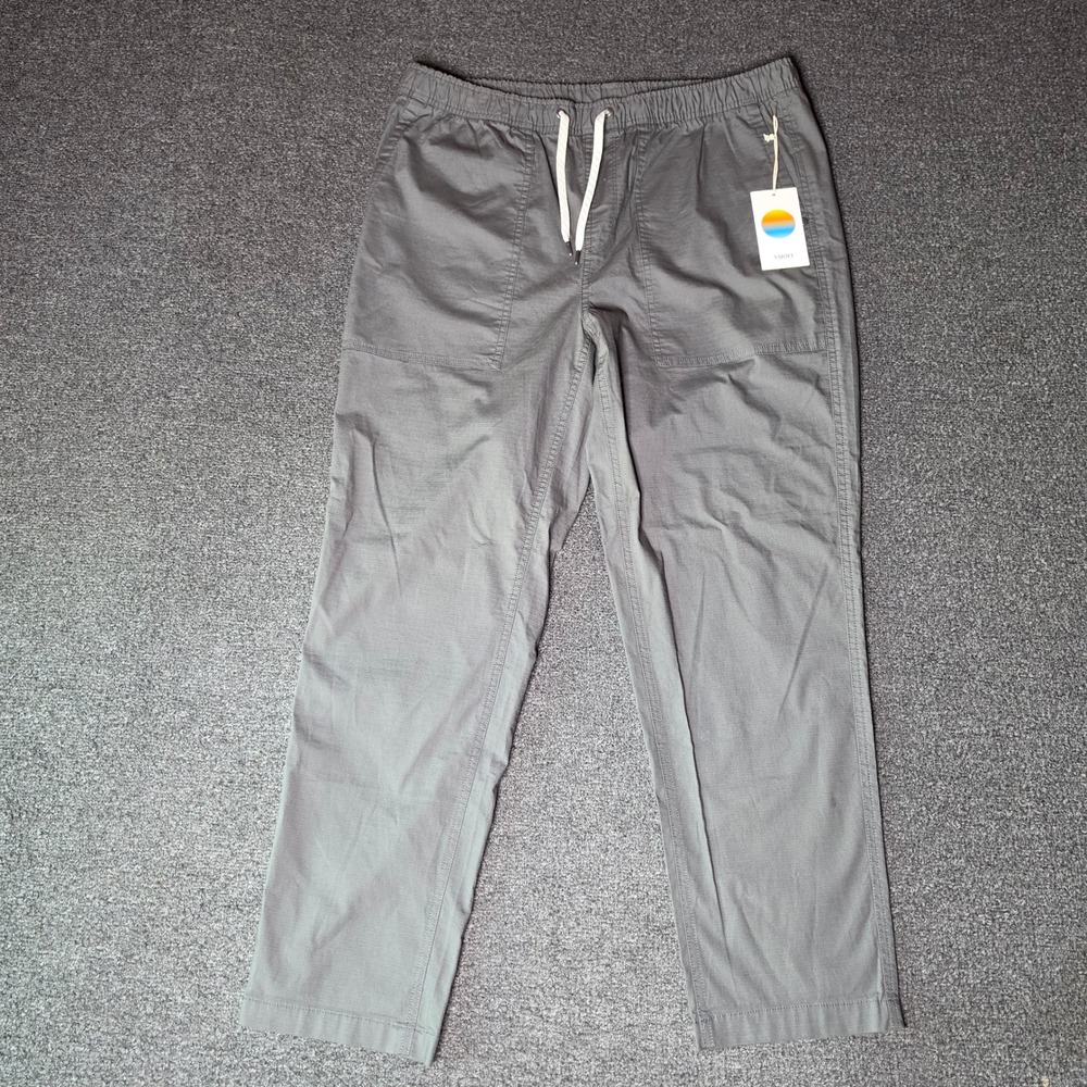 Vuori Vintage Ripstop Climber Pants Balsam Mens XL V461 Stretch Trousers NEW